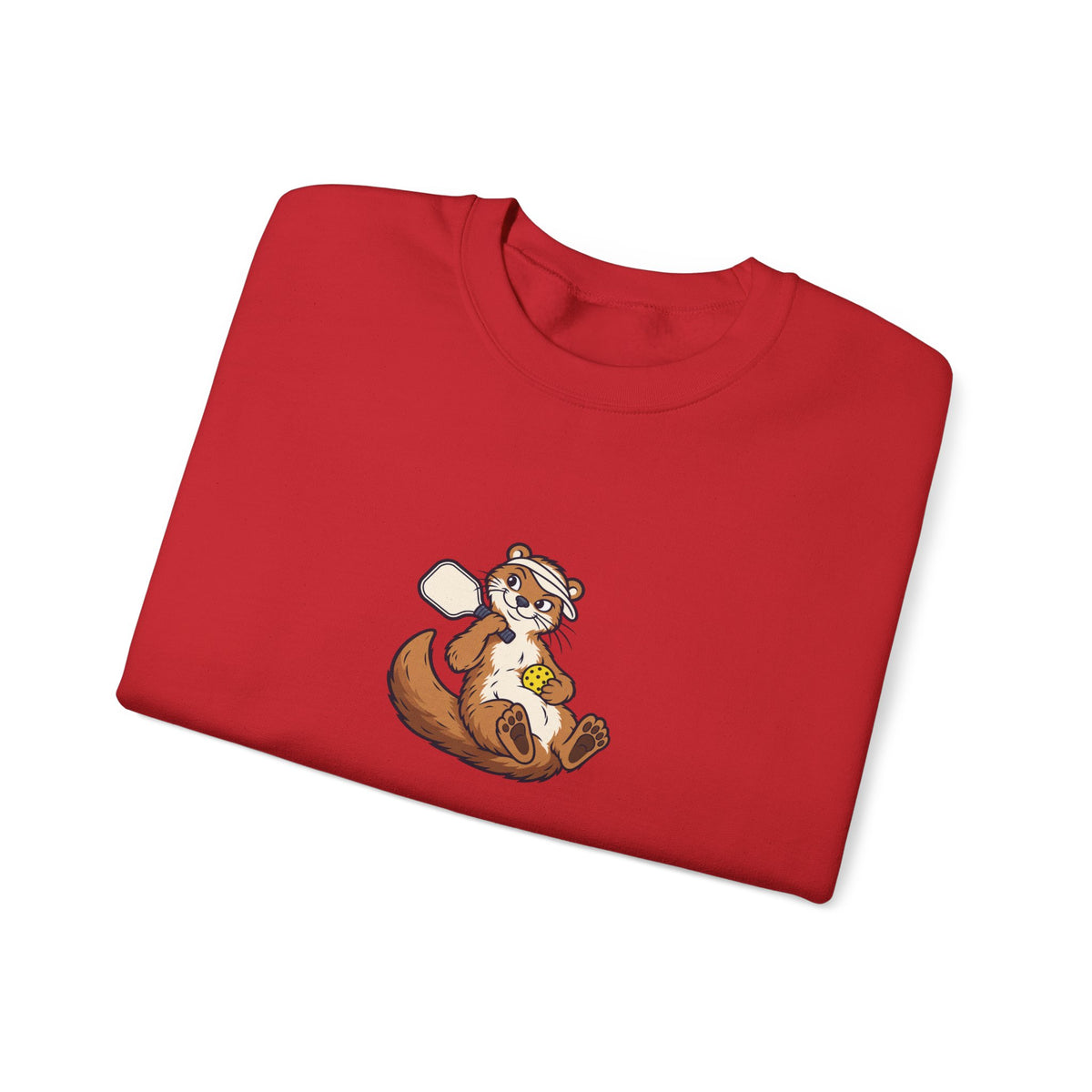 Otter pickleball crewneck sweatshirt, I Had Plans, Then Pickleball