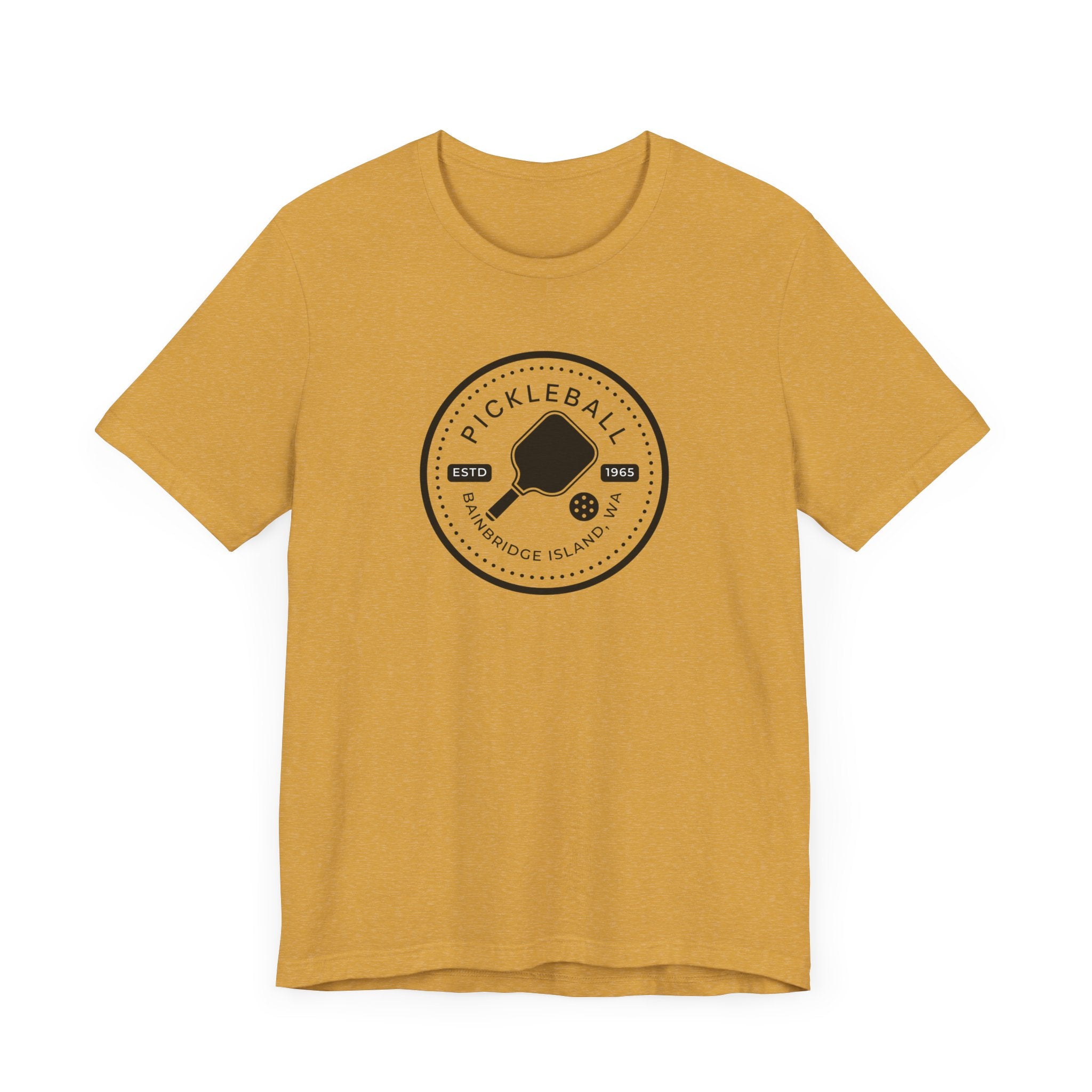 Pickleball T-Shirt - Pickleball Logo Bainbridge Island