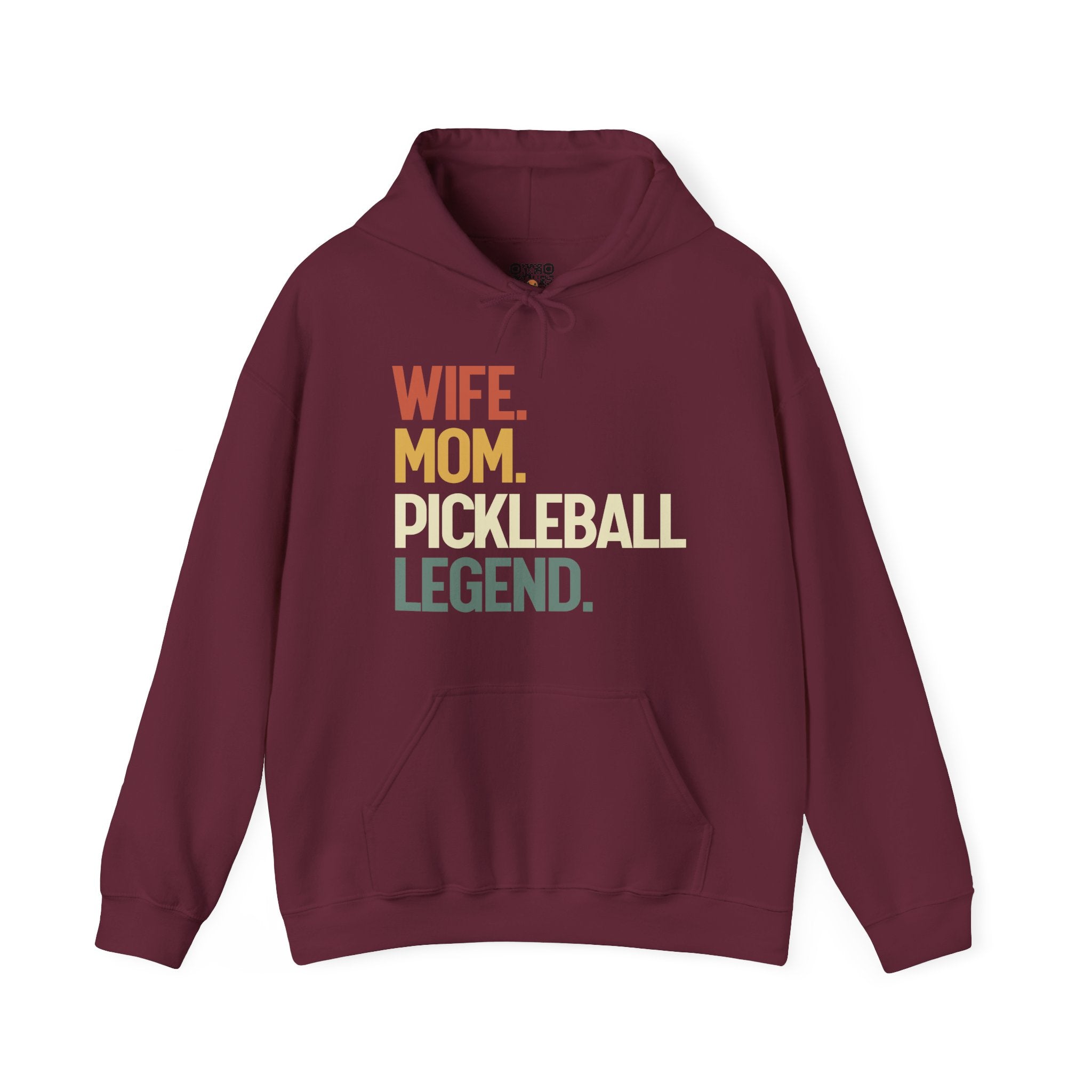 Pickleball Hoodie - Wife. Mom. Pickleball Legend. - Pickleball Hoodie for Women & Men