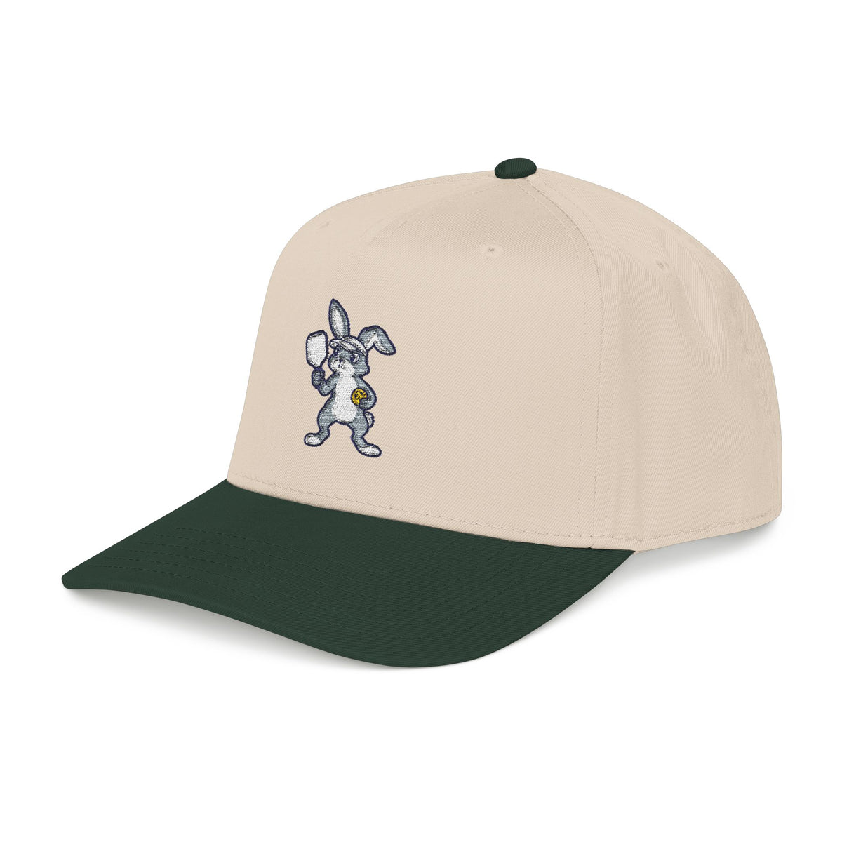 Embroidered pickleball rabbit baseball cap, Can We Play Another?