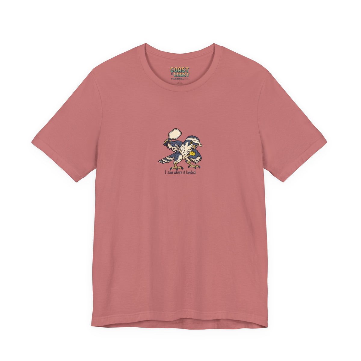 Falcon pickleball t-shirt in Mauve