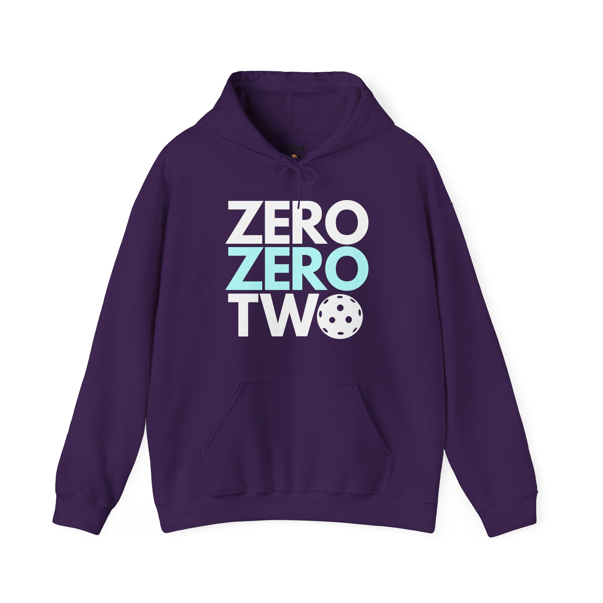 Pickleball Hoodie - ZERO ZERO TWO with Pickleball - Pickleball Hoodie for Women & Men