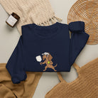 Dachshund pickleball crewneck sweatshirt, Short Legs, Long Rallies