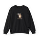 Funny Bear Pickleball Crewneck Sweatshirt - Soft Hands, Loud Paddle
