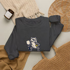 Badger pickleball crewneck sweatshirt, Don't Poke the Badger