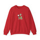 Funny Snake Pickleball Crewneck Sweatshirt - No Feet, No Foot Faults