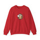 Hedgehog Pickleball Crewneck Sweatshirt - Small Player, Full Commitment