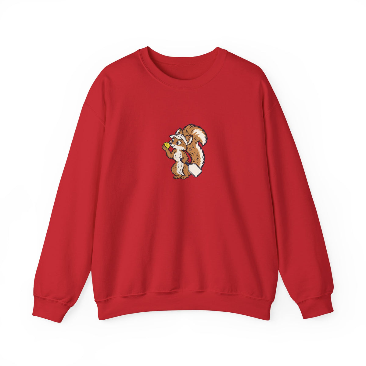 Squirrel pickleball crewneck sweatshirt, Wait, What's the Score?