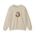 Hedgehog pickleball crewneck sweatshirt, Small Player, Full Commitment