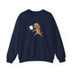 Dachshund Pickleball Crewneck Sweatshirt - Short Legs, Long Rallies
