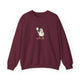 Funny Duck Pickleball Crewneck Sweatshirt - My Partner Said Leave It