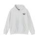 Ash hoodie with a small black PICKLEBALLER chest logo featuring crossed paddles