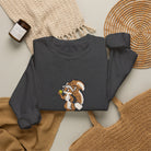 Squirrel pickleball crewneck sweatshirt, Wait, What's the Score?