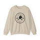 Sand pickleball sweatshirt with a circular Pickleball Bainbridge Island, WA 1965 badge logo