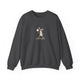 Funny Rabbit Pickleball Crewneck Sweatshirt - Was That Just the Warm-Up