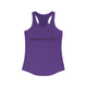 Pickleball tank top with a "pickleball is life." text design