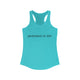 Pickleball tank top with a "pickleball is life." text design