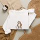 Sloth pickleball crewneck sweatshirt in White, I'll Get the Next One