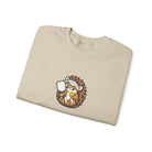 Hedgehog pickleball crewneck sweatshirt, Small Player, Full Commitment