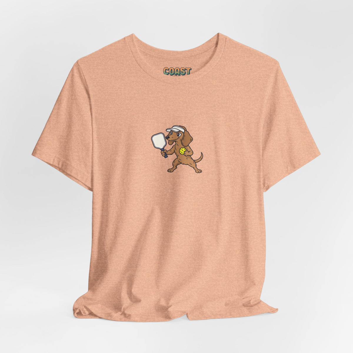 Dachshund pickleball t-shirt, Short Legs, Long Rallies