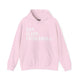 Light pink hoodie with Eat. Sleep. Pickleball. text design