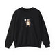 Bear Pickleball Crewneck Sweatshirt - Bear With Me, I'm Serving