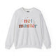 Ash sweatshirt with retro Net Master text design and sparkle accents
