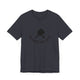 Heather Navy pickleball t-shirt with a paddle and ball icon over "Happy Place" text