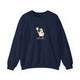 Funny Duck Pickleball Crewneck Sweatshirt - My Partner Said Leave It