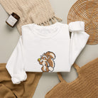 Squirrel pickleball crewneck sweatshirt, Wait, What's the Score?