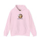 Hedgehog pickleball hoodie in Light Pink