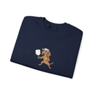 Dachshund pickleball crewneck sweatshirt, Short Legs, Long Rallies