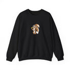 Squirrel pickleball crewneck sweatshirt in Black