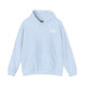 Light blue hoodie with a small white PICKLEBALLER chest logo featuring crossed paddles