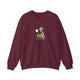 Funny Snake Pickleball Crewneck Sweatshirt - Footwork Is Overrated