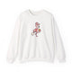 Flamingo Pickleball Crewneck Sweatshirt - Poised Until the Pop-Up