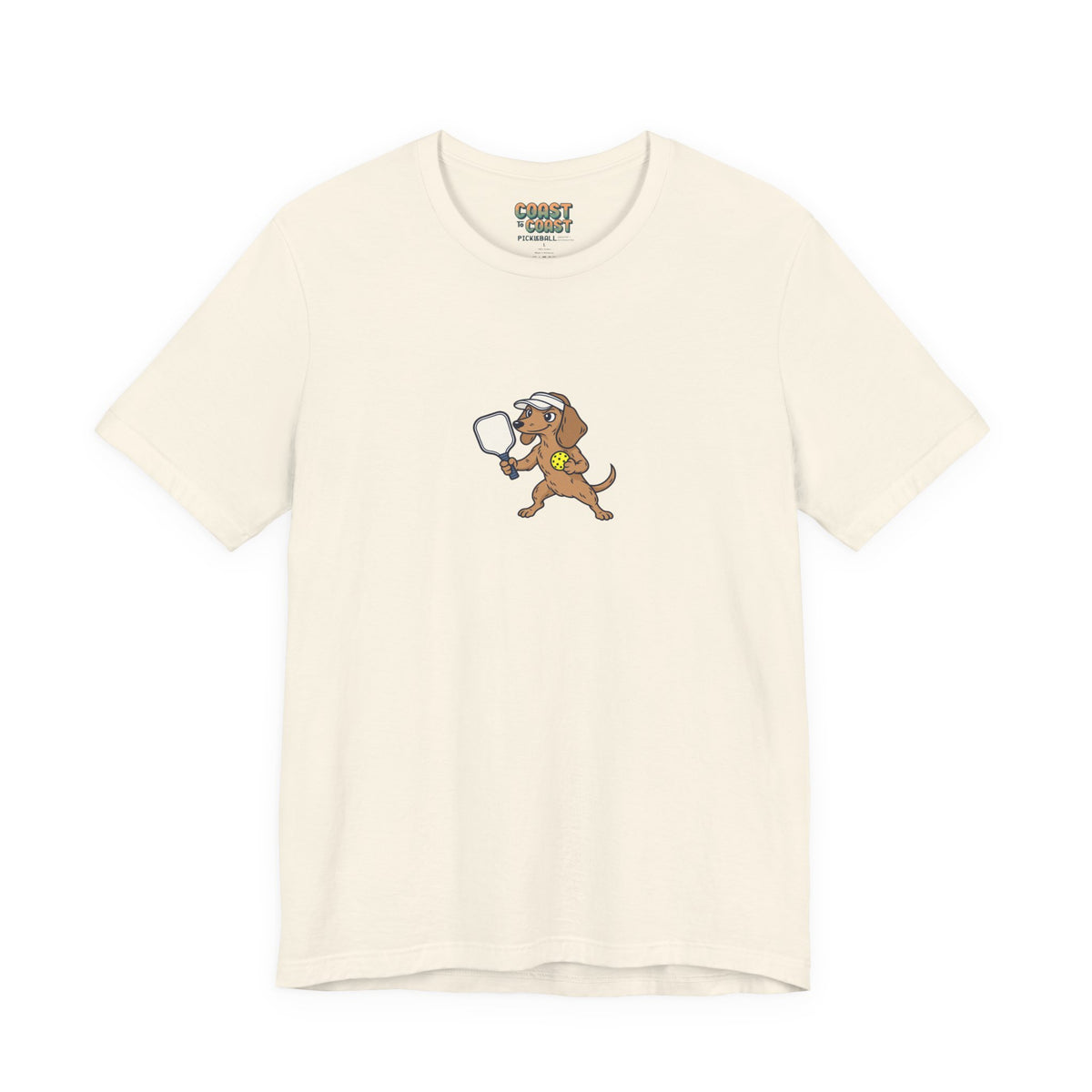 Dachshund pickleball t-shirt, Short Legs, Long Rallies