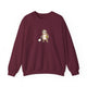 Sloth Pickleball Crewneck Sweatshirt - Saving Energy for Game Point