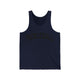 Unisex pickleball tank top with a bold, arched collegiate-style "PICKLEBALL" wordmark