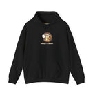 Hedgehog pickleball hoodie in Black