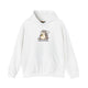 Funny Hippo Pickleball Hoodie - My Partner Does the Running