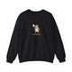 Funny Capybara Pickleball Crewneck Sweatshirt - No Rush, We Play to Eleven