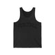 Unisex pickleball tank top with a bold, arched collegiate-style "PICKLEBALL" wordmark