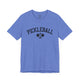 T-shirt with an arched PICKLEBALL text design over crossed paddles