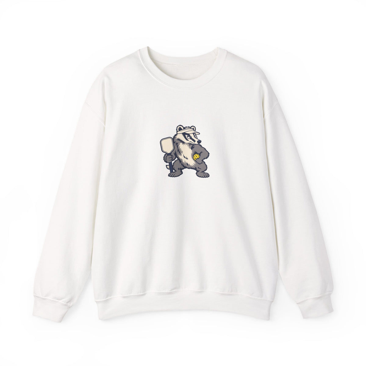 Badger pickleball crewneck sweatshirt, Don't Poke the Badger