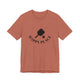 Heather Clay pickleball t-shirt with a paddle and ball icon over "Happy Place" text