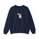 Capybara Pickleball Crewneck Sweatshirt - No Rush, We Play to Eleven