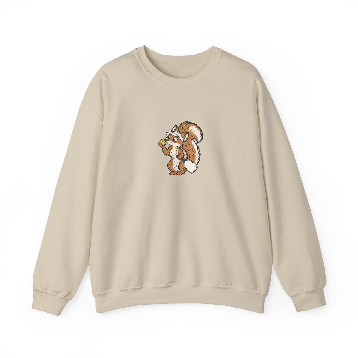 Squirrel pickleball crewneck sweatshirt, Wait, What's the Score?