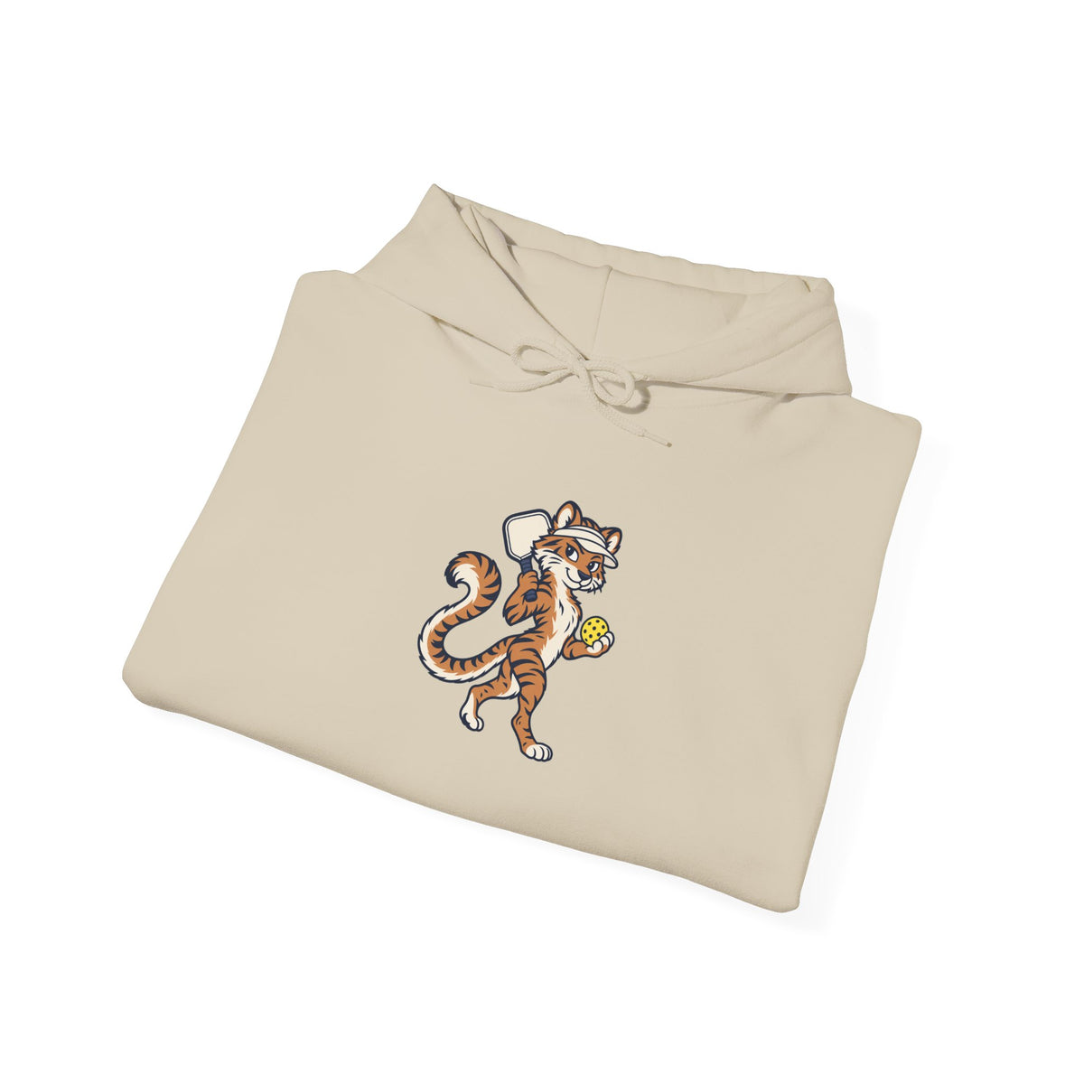Tiger pickleball hoodie, Eye of the Tiger Dink