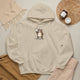 Bear pickleball hoodie in Sand, That Was My Gentle Serve